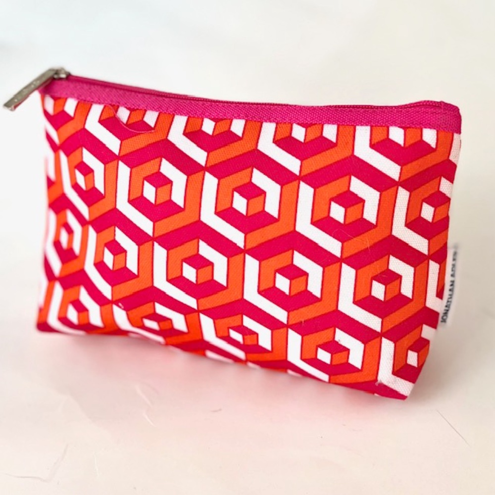 Jonathan Adler Octagonal Pattern Cosmetic Bag - image 1